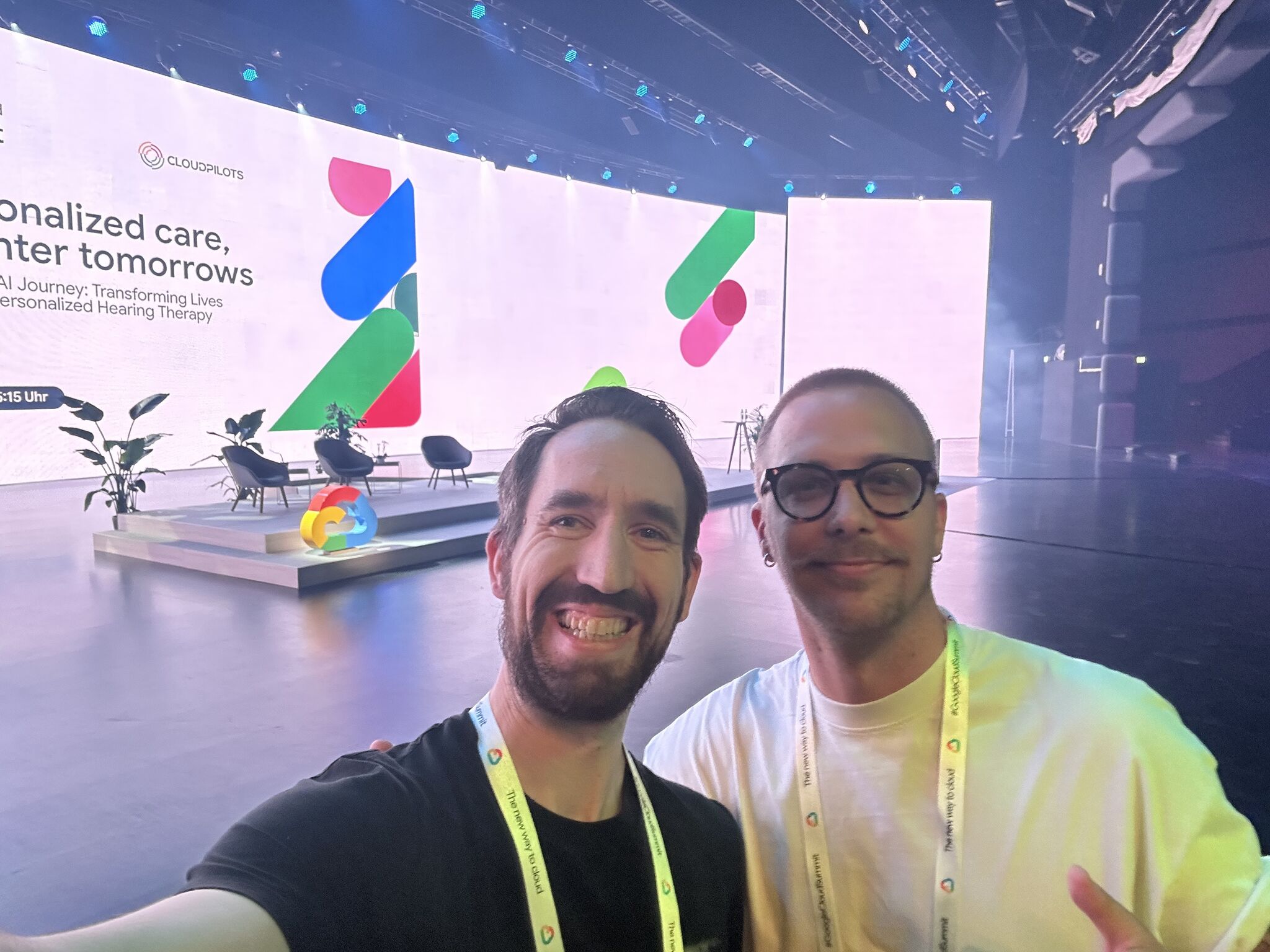 Jens Polomski beim Live-Podcast auf dem Google Cloud Summit München