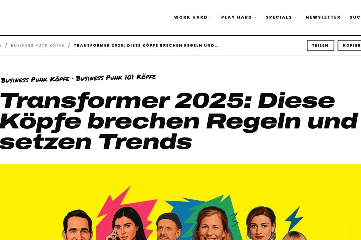 Transformer 2025: Diese Köpfe brechen Regeln und setzen Trends