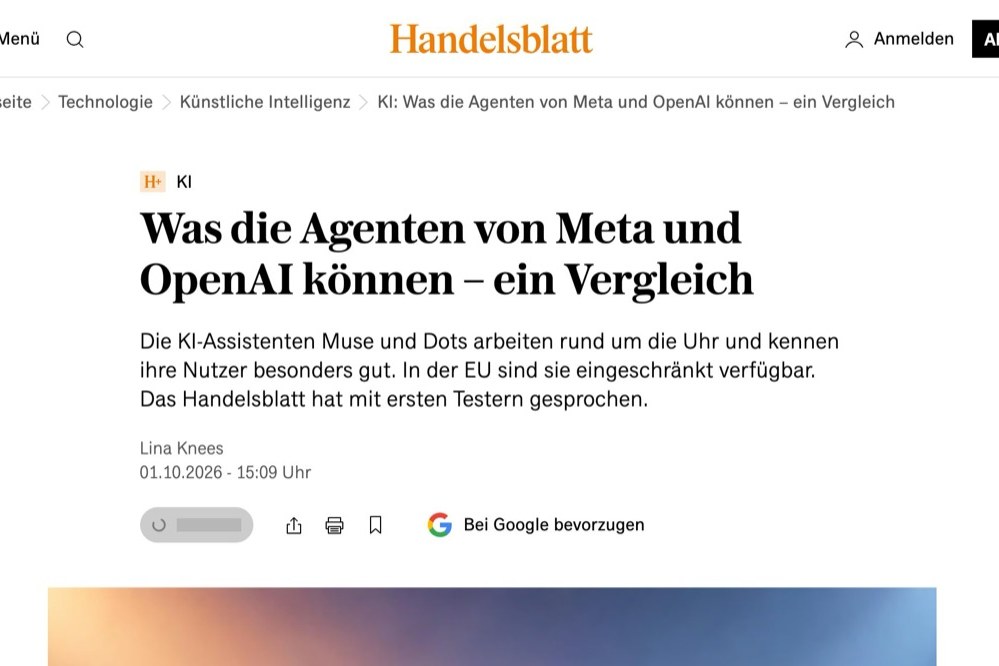 KI: Was die Agenten von Meta und OpenAI können, ein Vergleich