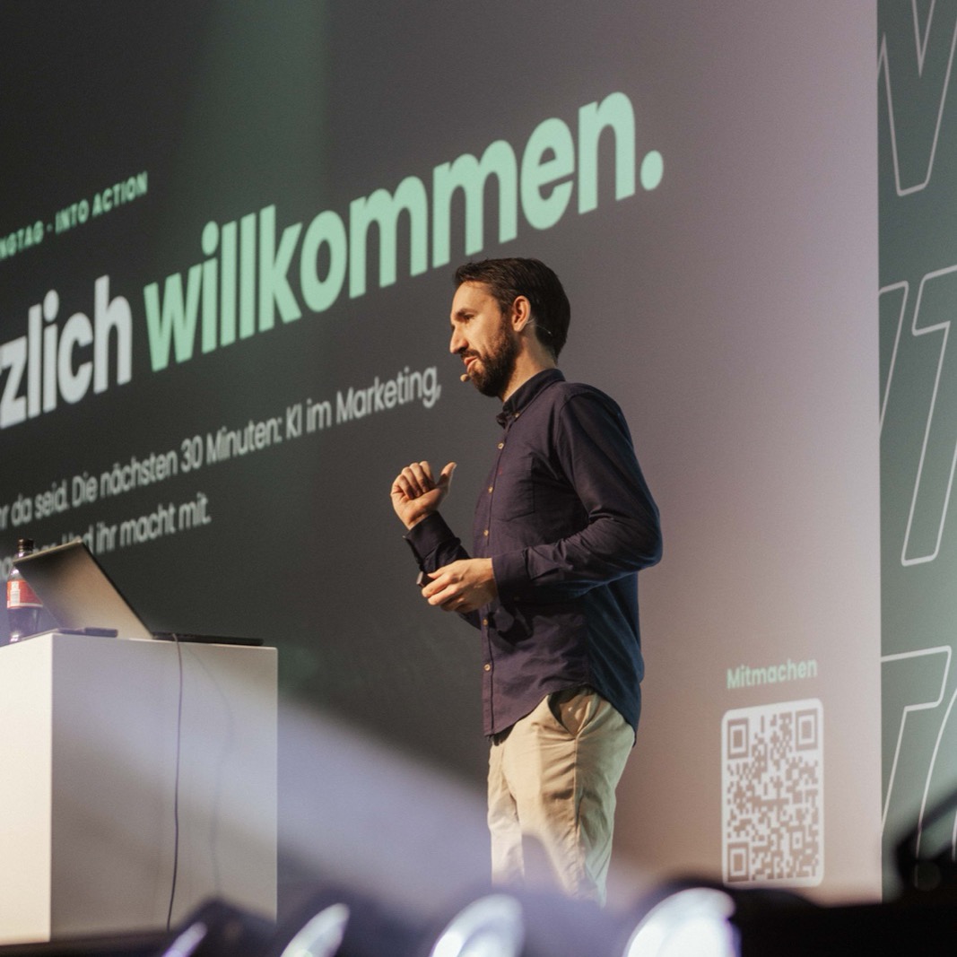 Vortrag von Jens Polomski beim REWE Marketingtag 2026