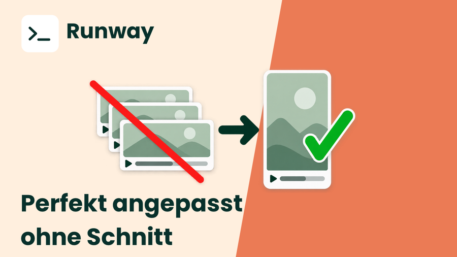 Horizontale und vertikale Videos erweitern mit RunwayML