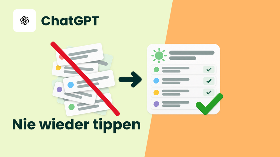 Tasks in ChatGPT: So planst du Aufgaben mit ChatGPT