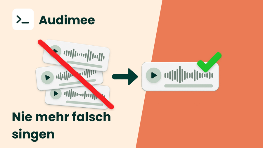 Gesangsstimmen mit Audimee verwandeln – So klappt’s
