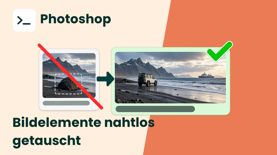 Fotorealistische Bildbearbeitung mit KI-Funktionen in Photoshop