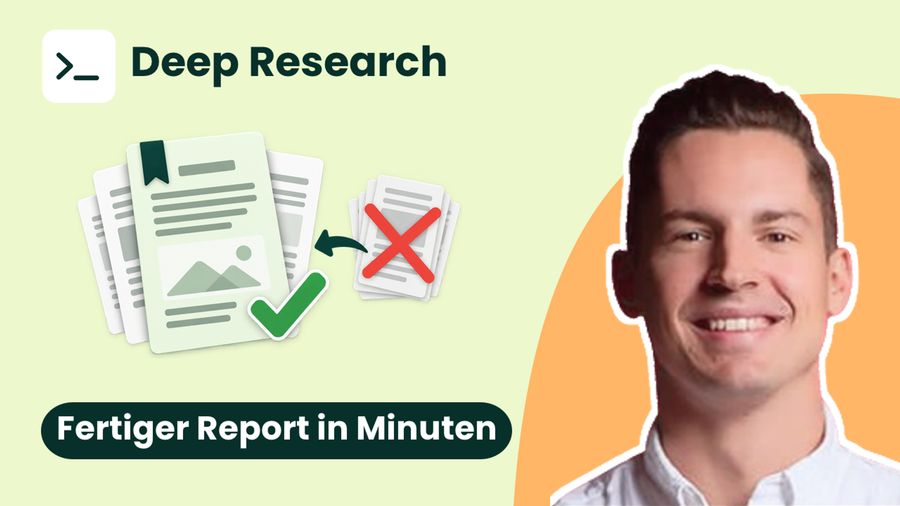 Deep Research verstehen und anwenden – Das Intro zu KI-Agenten
