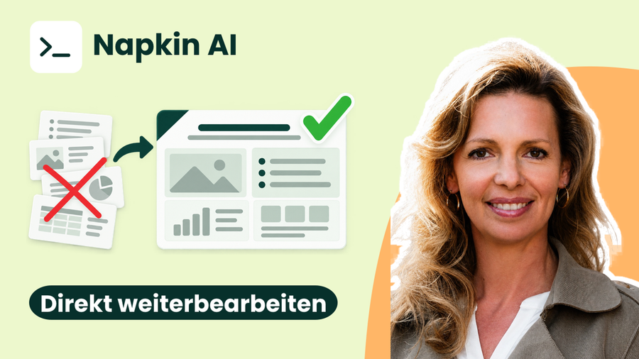Visualisierungen aus Texten als PowerPoint exportieren mit napkin.ai