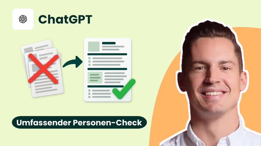 Detailliertes Personadossier erstellen mit der Deep Research Funktion von ChatGPT