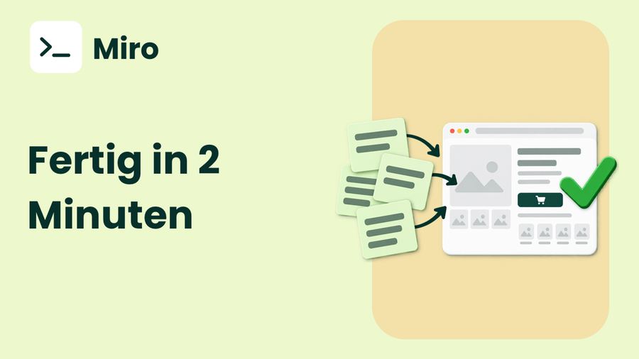 Web- und Mobile-Prototypen mit Miro AI erstellen