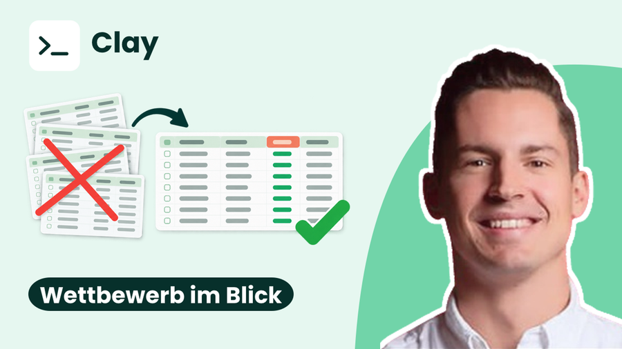 Wettbewerber auf LinkedIn automatisiert analysieren mit Clay
