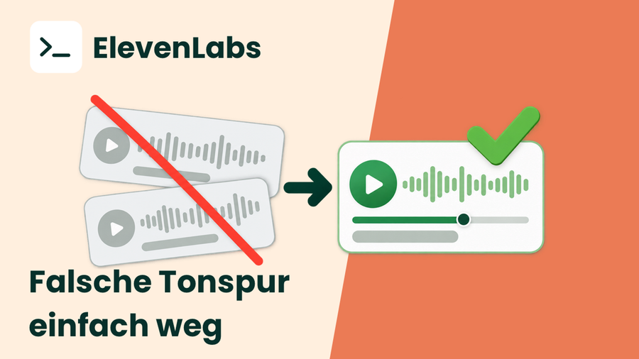 Charakterstimmen und Soundeffekte in KI-Videos anpassen
