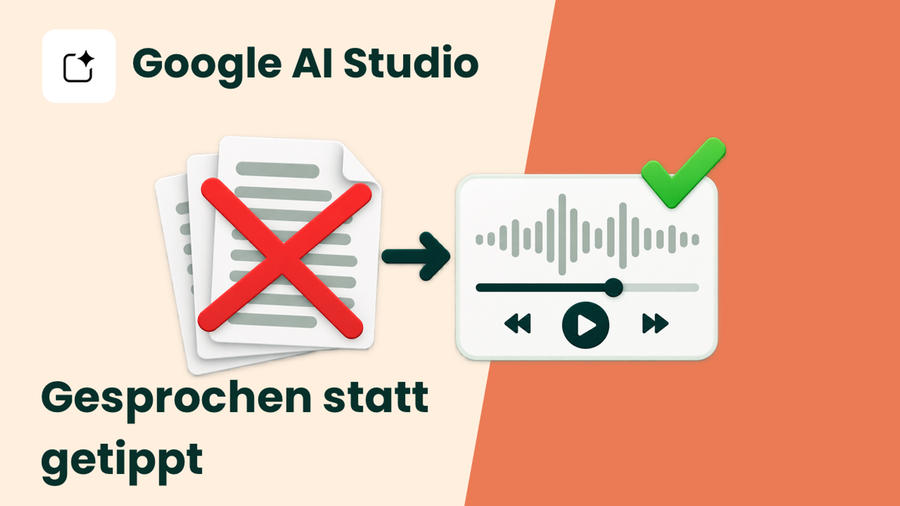 Text-to-Speech: Realistische Stimmen mit Google AI Studio erstellen