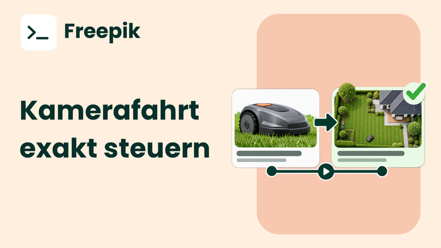 Präzise Kamerafahrten mit FreePik