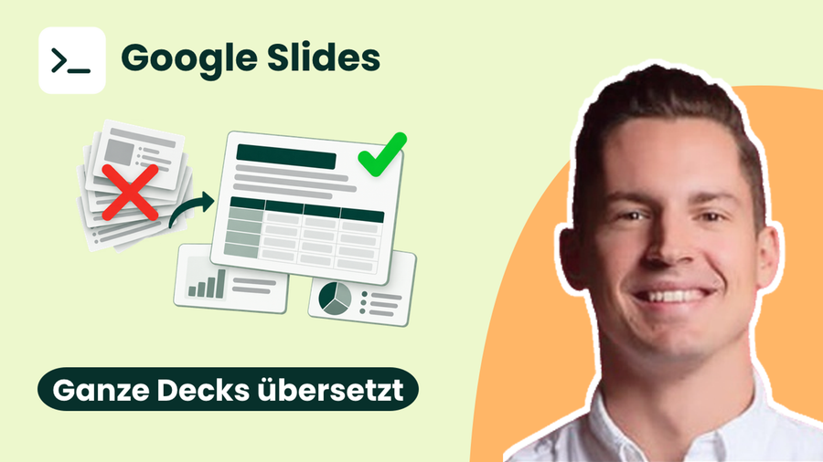 Google Slides automatisch übersetzen mit Plugin