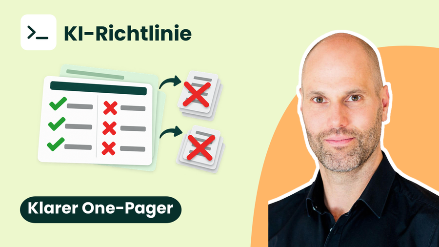 KI-Richtlinie für Teams und Unternehmen pragmatisch aufsetzen