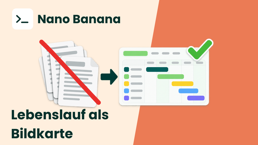 Lebenslauf als KI generierte Infografik visualisieren