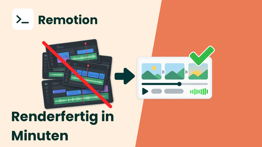 Animierte Videos mit Claude Code & Remotion erstellen