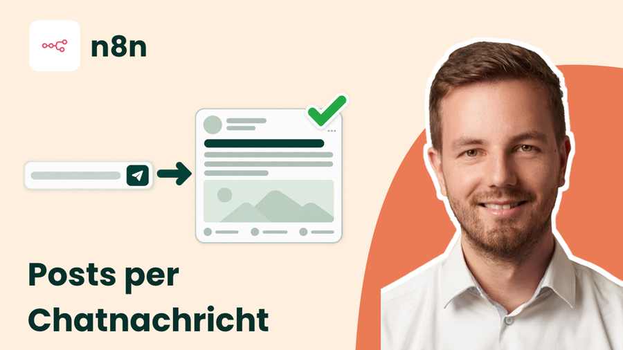 LinkedIn-Posts auf Knopfdruck: KI-Workflow mit n8n bauen