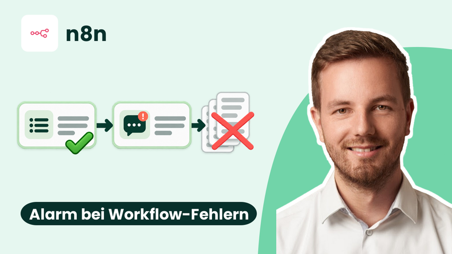 Workflow-Fehler sofort erkennen: Error Handling mit n8n