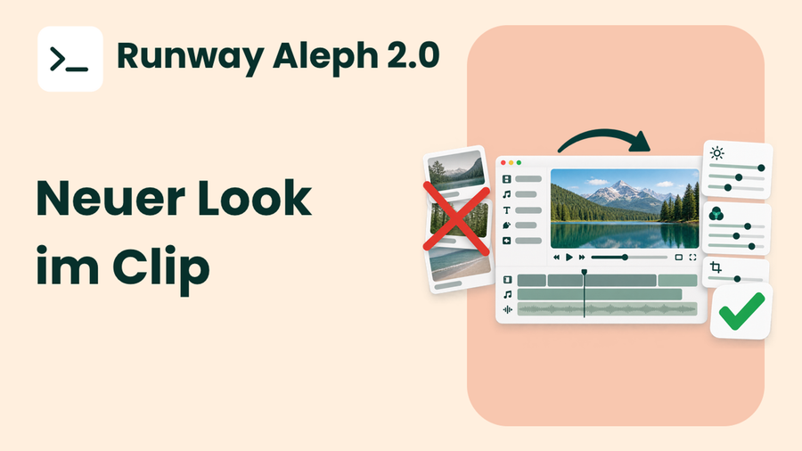 Bestehende Videos nachträglich bearbeiten mit Runway Aleph 2.0