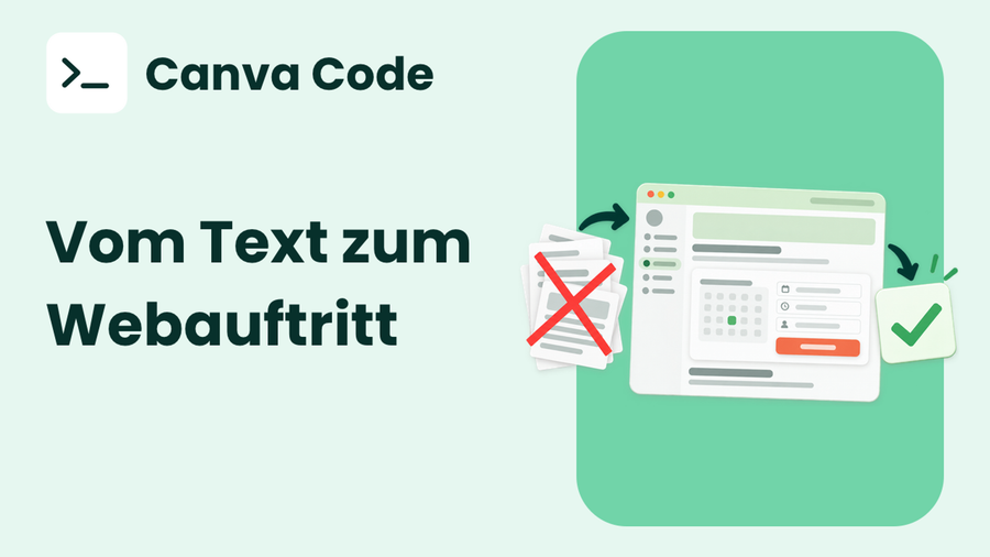 Canva Code 2.0: Webseiten und kleine Apps per Prompt bauen und danach normal weiterdesignen