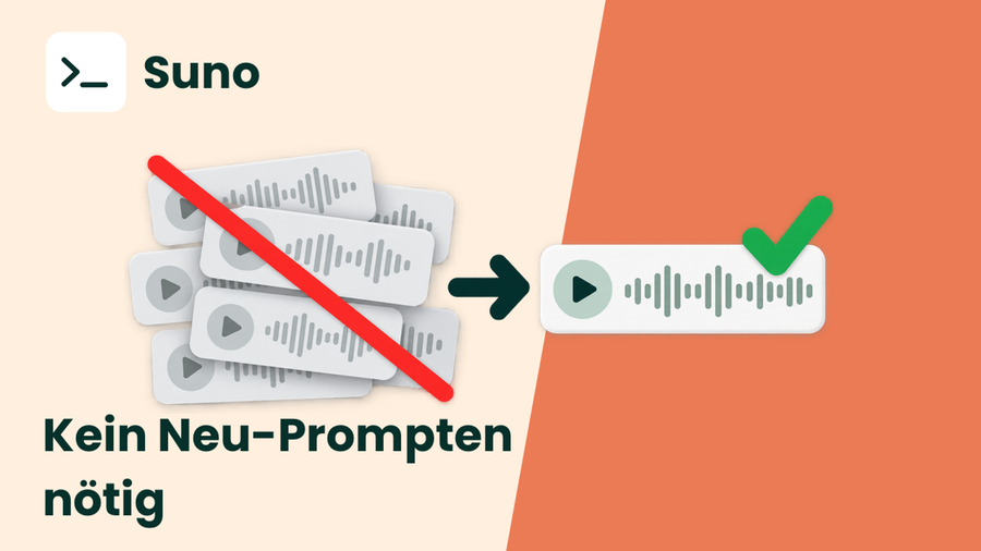 Songtexte in KI-Musik mit Suno nachträglich korrigieren